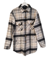 OVERSIZED PLAID FLANNEL SHACKET