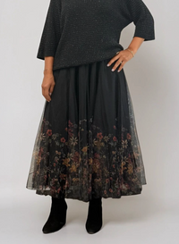 CHOA REVERSE TULLE SKIRT