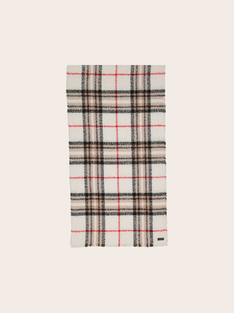 FRAAS SCARF PLAID KNIT SCARF