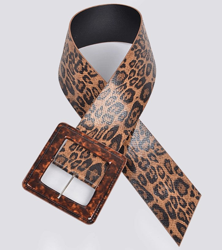 3AM BELT ICONIC SQUARE LEO BUCKLE