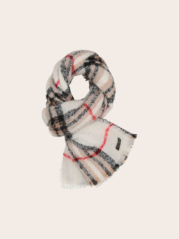 FRAAS SCARF PLAID KNIT SCARF