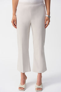 JOSEPH RIBKOFF PANT JACQUARD FLARED PULL ON