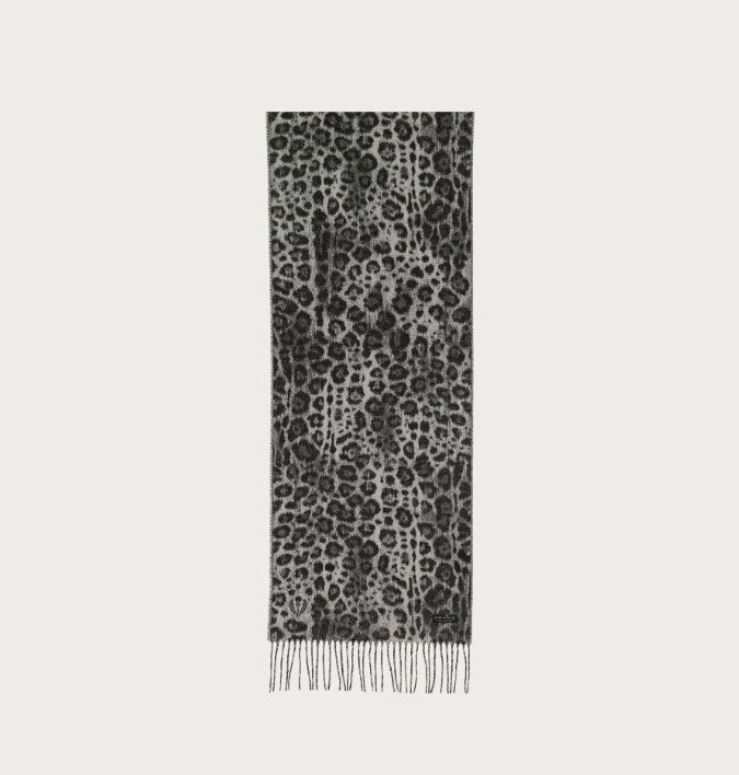 FRAAS SCARF LEOPARD GREY