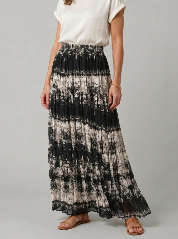 MAXI CRINKLE SKIRT
