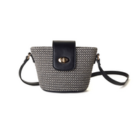 SKYLA BAG CROSSBODY 2 TONE WOVEN