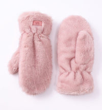 WELL GLOVE MITTEN FAUX FUR