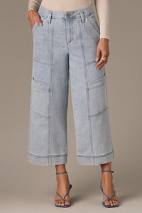 W&W PANT UTILITY WIDE LEG CROP