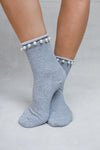 LIMLIM PEARL TRIM SOCKS