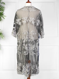 COVER UP WITH LACE BUTTON CLASPS