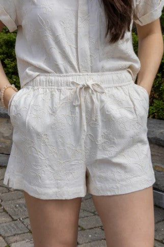 RD SHORTS SOUTACHE PULL ON