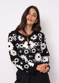 RD CROCHET L/S CARDIGAN