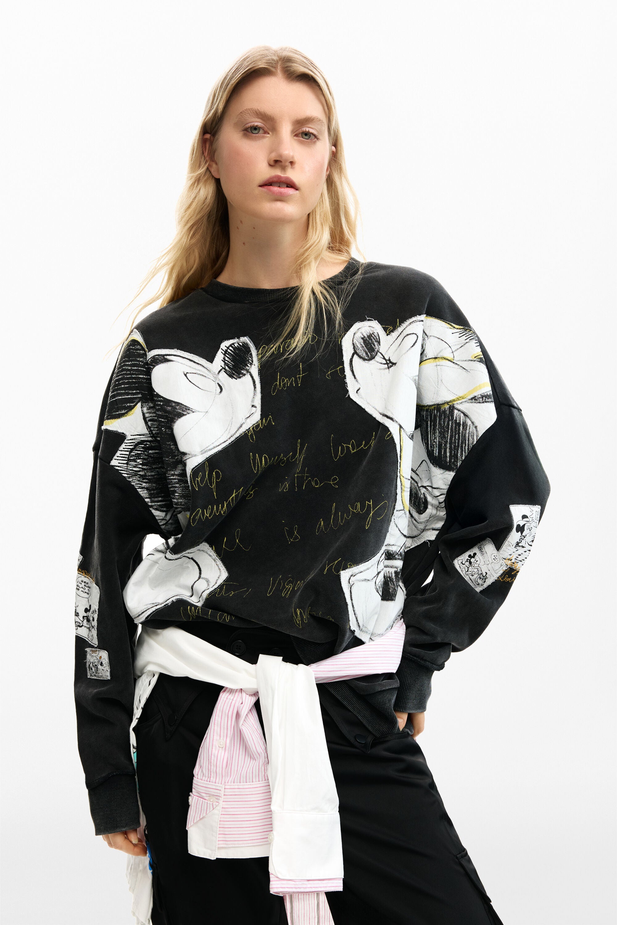 DESIGUAL SWEATER KISS MICKEY
