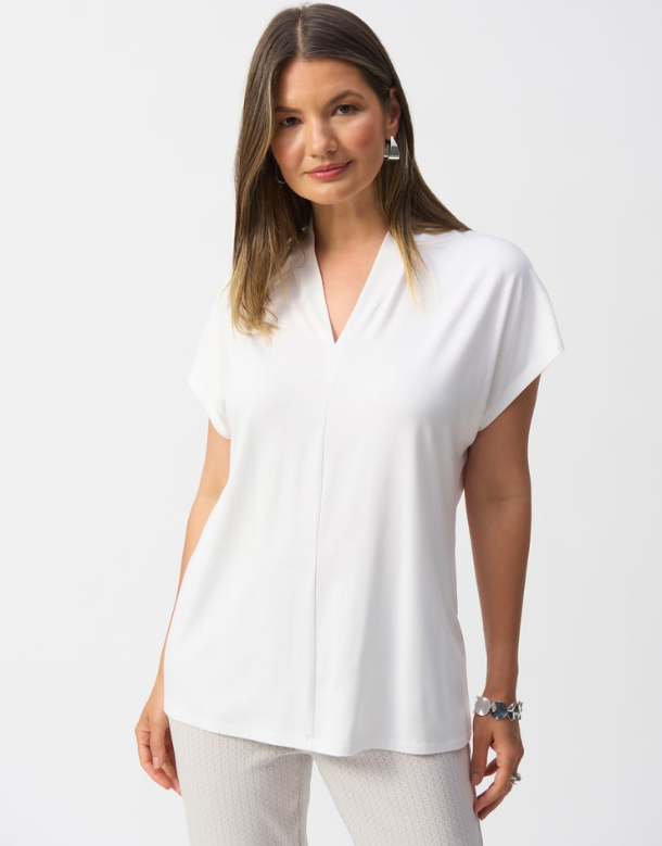 JOSEPH RIBKOFF JERSEY SHORT SLEEVE TOP