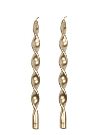HARMAN CANDLES S/2 SWIRL TALL