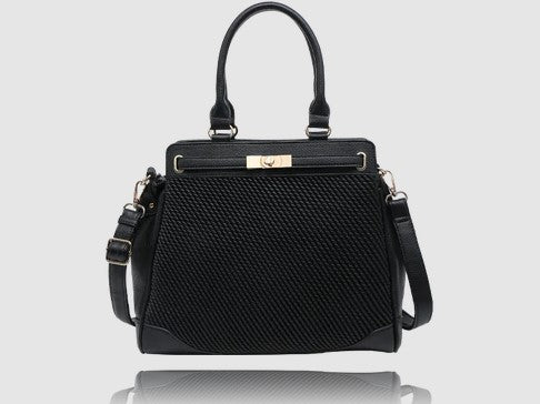 LAVOLTA BAG MED SQUARE SATCHEL W/BELT TOP