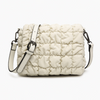 JEN & CO. QUILTED NYLON CROSSBODY