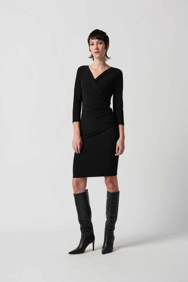 RIBKO DRESS 3/4 SLV