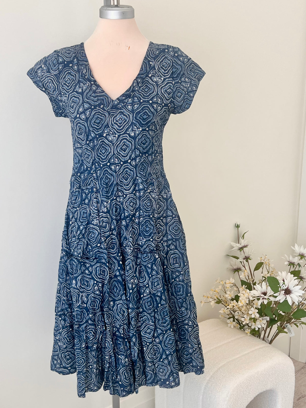 DRESS ADDICT VNECK STYLE DRESS