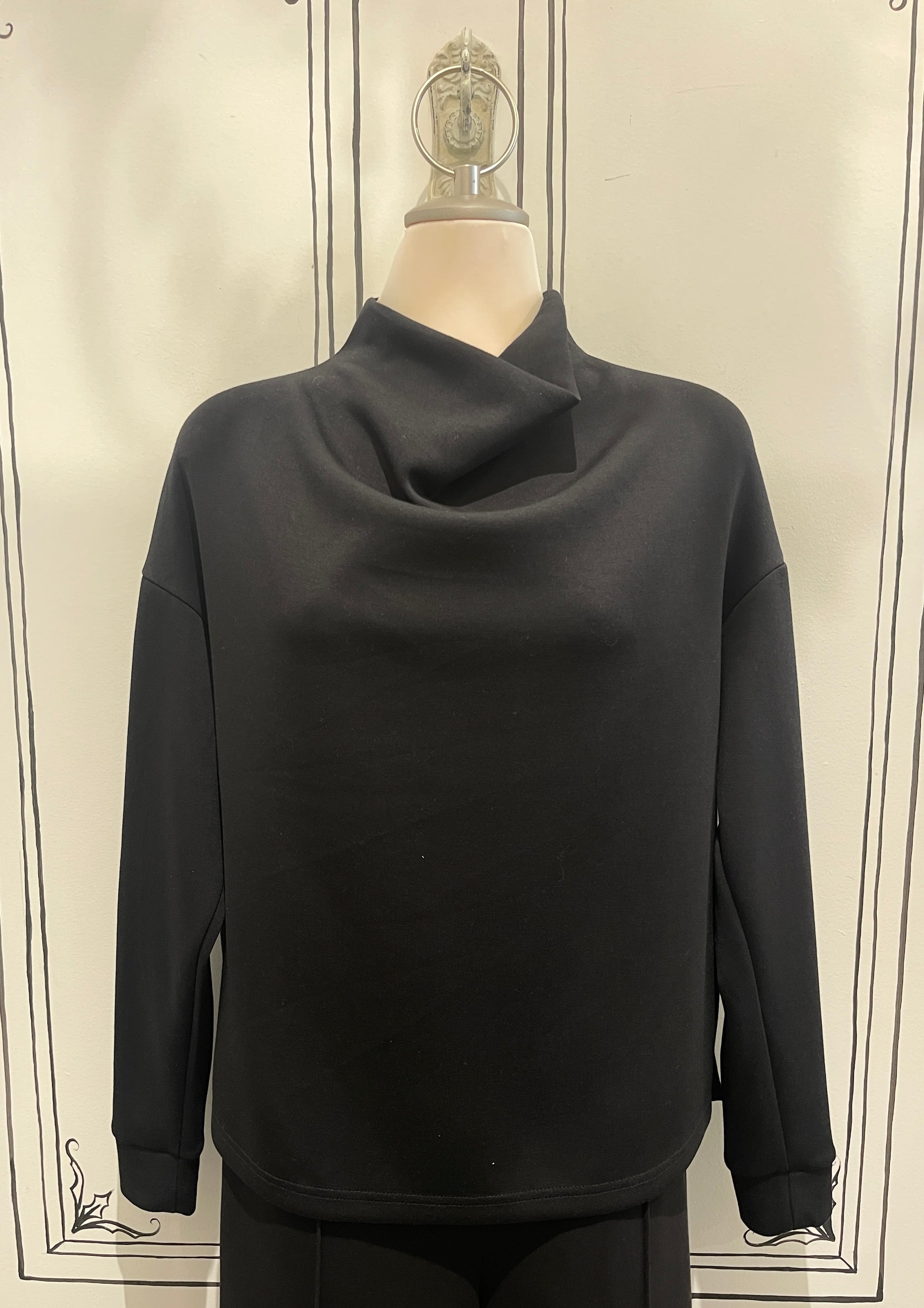 RD LONG SLEEVE MOCK NECK TOP