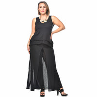 RAPZ GAUZE PALAZZO PANT