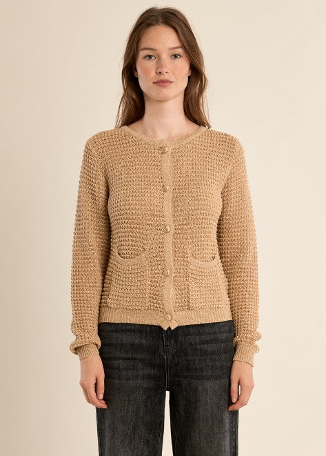 MOLLY CARDI FRNT DETAIL