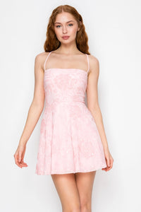 LOVS DRESS SEQUIN MINI FLRL