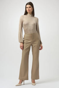RIBKO SHIMMER L/S MOCK NK