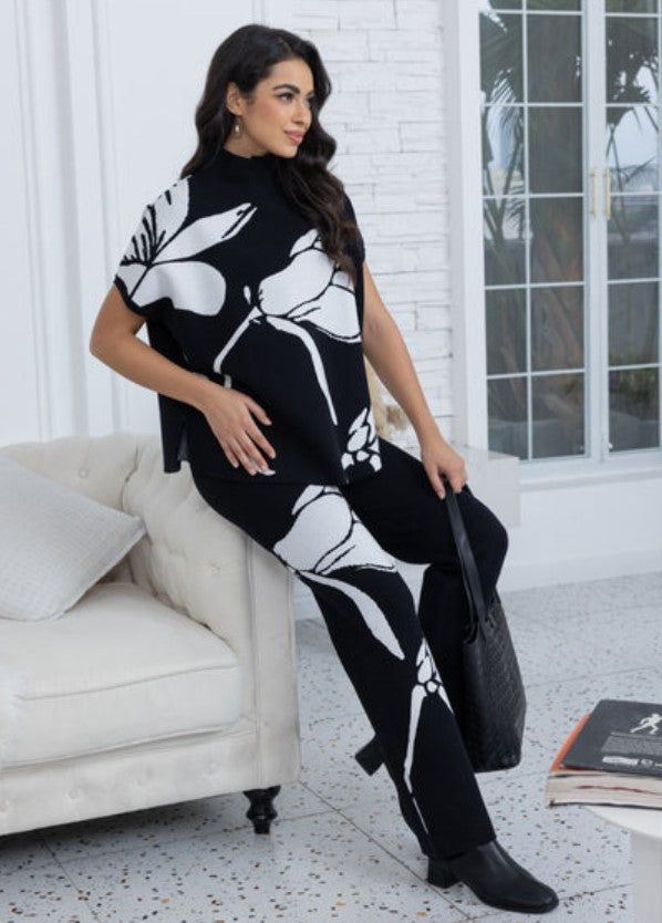 ORANGE 2PC SET BOTANICAL BLOOM