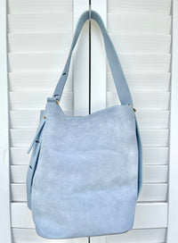 ITALIAN SUEDE HOBO BAG