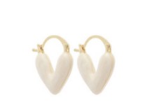 MERX EARR MINI HEART SHINY