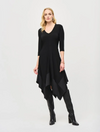 RIBKO DRESS SILKY KNIT HNDKRCHF