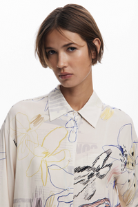 DESIGUAL PRINTED BLOUSE