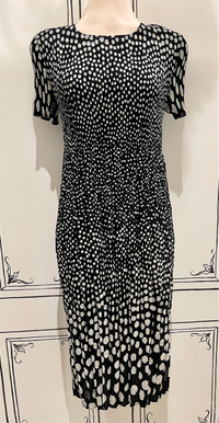ROL DRESS CRINKLE PATTERN S/S