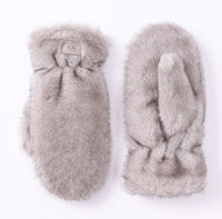 WELL GLOVE LEO MITTEN FAUX FUR