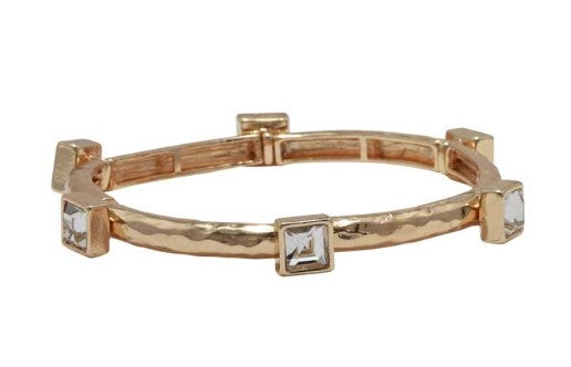 MERX BRACL MULTI LYR CHAIN W/HEART CHRM
