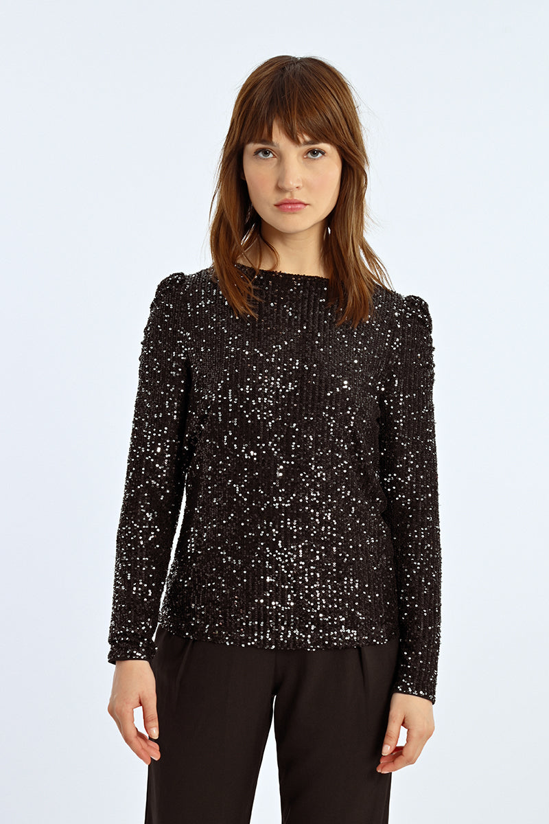 MOLLY BRACKEN SEQUIN TOP