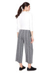 UP! PANT CROP HOUNDSTOOTH