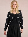 MOLLY KNIT HEART CARDIGAN
