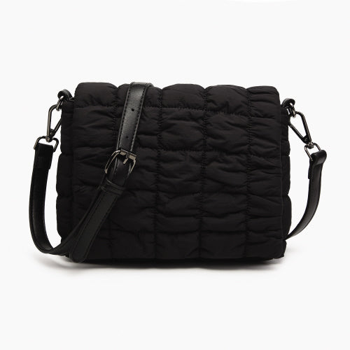 Quilted nylon crossbody bag sale