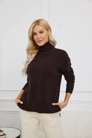 ORANGE SWEATER TURTLENECK OLIVIA