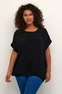 KAFFE CURVE WING SLEEVE BLOUSE