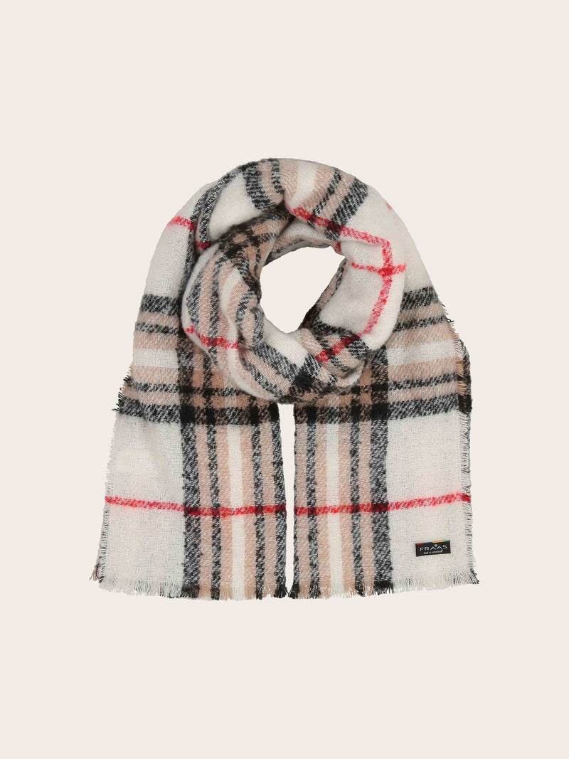 FRAAS SCARF PLAID KNIT SCARF
