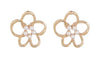 MERX EARR LOOP FLOWER W/PEARL