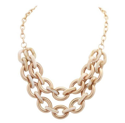 MERX NECKL DBL CHAIN LNK