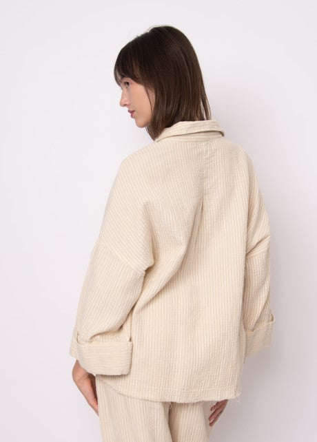 RD DBL WEAVE STRIPE SHIRT