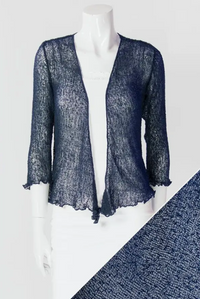 BLUE SKY SHORT SHRUG SWEATER
