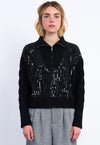 MOLLY ZIP SWEATER