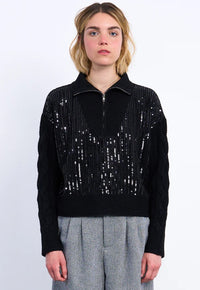 MOLLY ZIP SWEATER