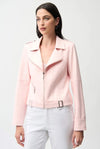 JOSEPH RIBKOFF MOTO BUCKLE JACKET