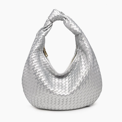 JEN & CO. WOVEN HOBO BAG